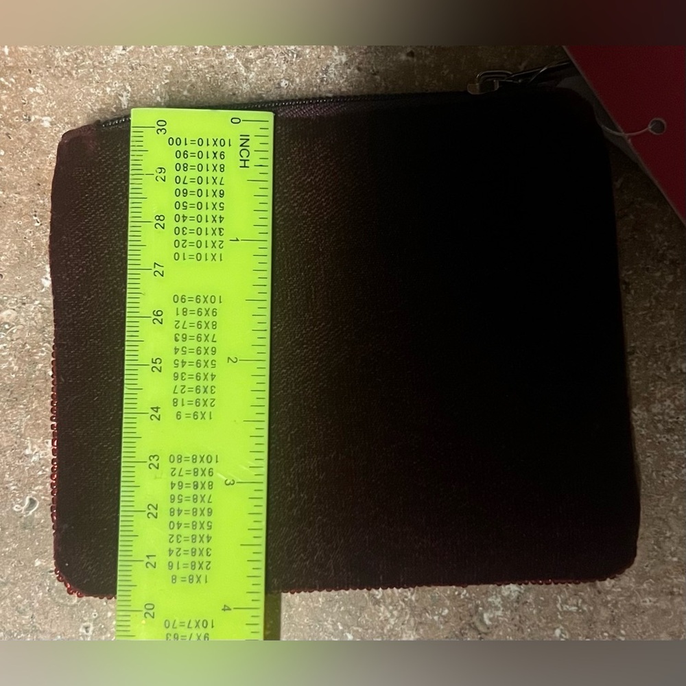 Bacci Wine Beaded Clutch - Picture 4 of 4